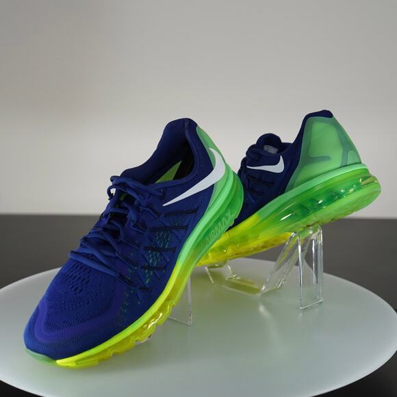 Nike Air Max 2015 Deep Royal Volt - US Size 11 - Picture 5 of 7